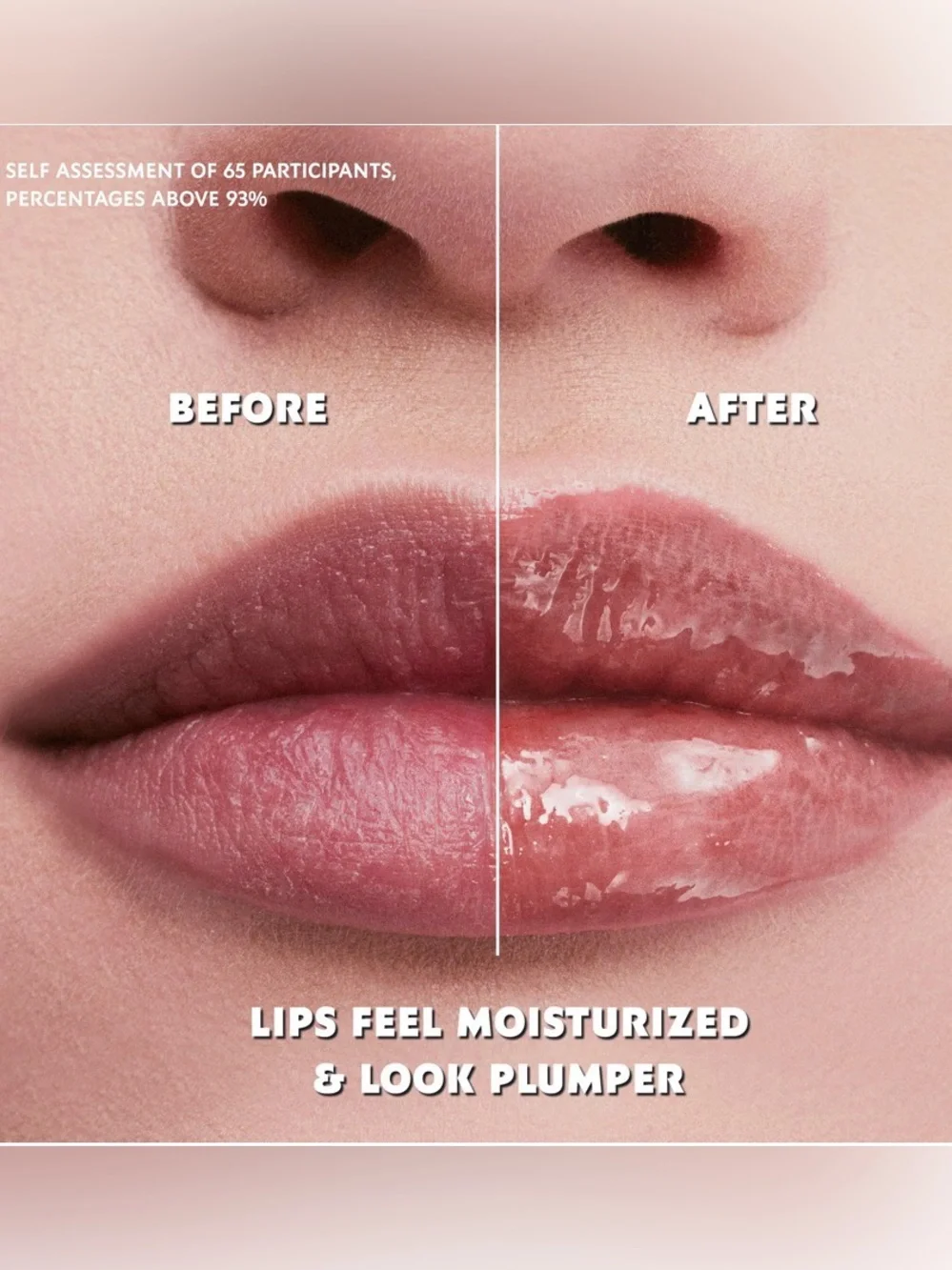 YSL Loveshine Candy Glaze Lip Gloss Stick in Showcasing Nude